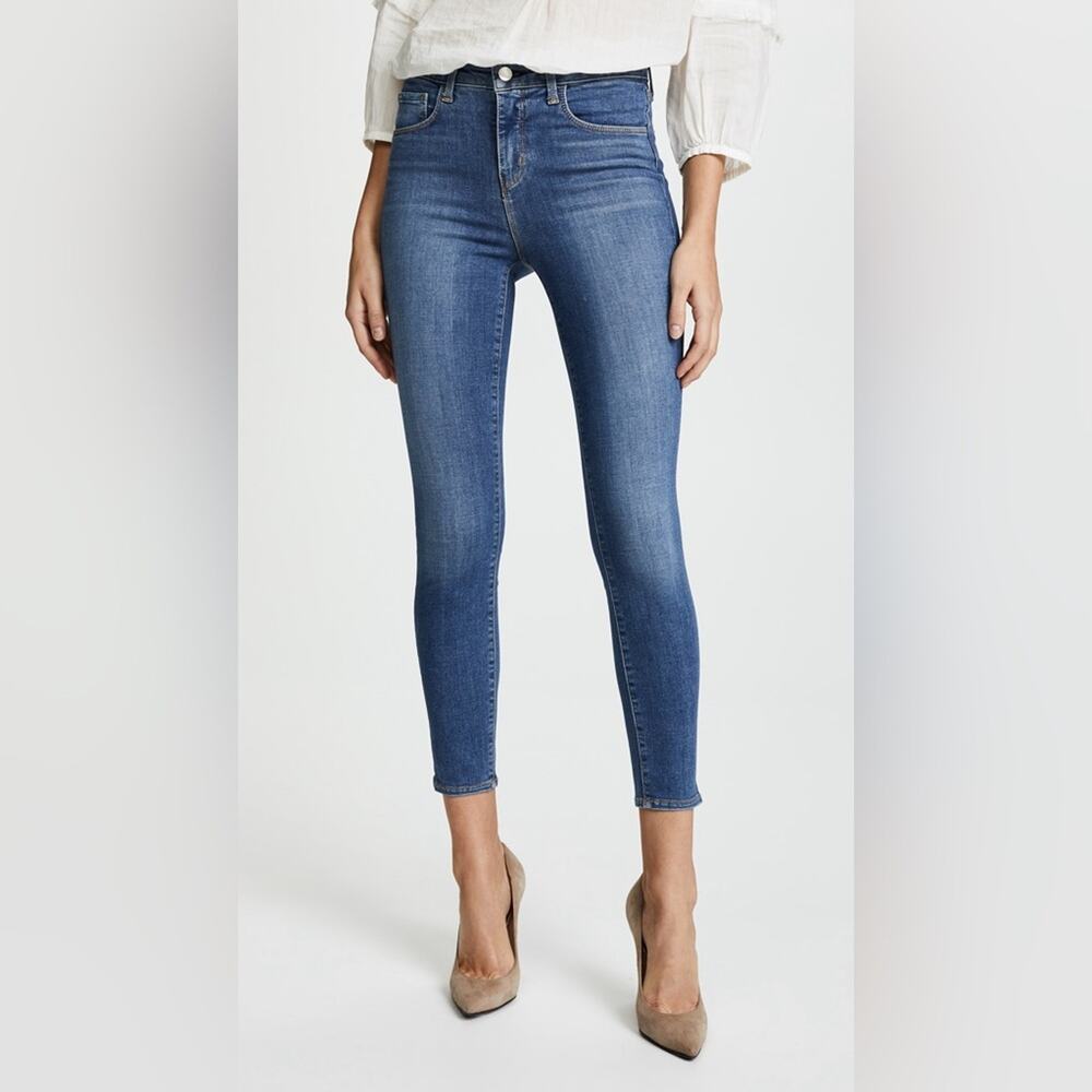 L’AGENCE Margot High‎ Rise Skinny Dark Vintage Jeans